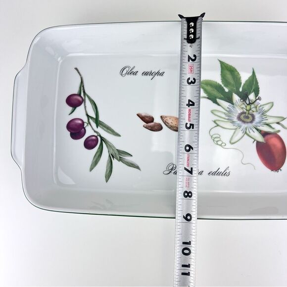 Apilco Elysian Garden Porcelaine Baking Dish France 15" x 9" - Picture 6 of 7